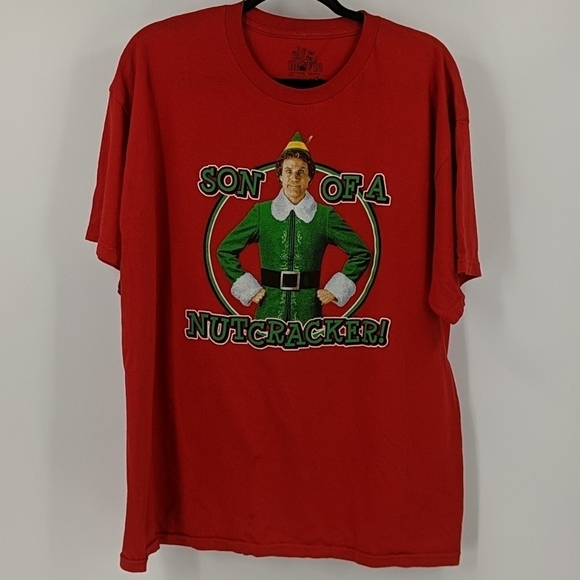 Men's ELF THE MOVIE Son of a Nutcracker T-shirt - Picture 1 of 4